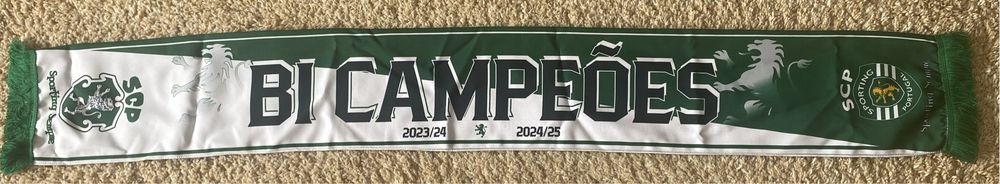 Cachecol sporting Bicampeão