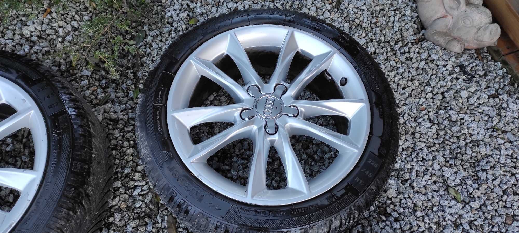 Alufelgi Audi 17 Nowe Opony Wielosezon KLEBER 5x112 koła