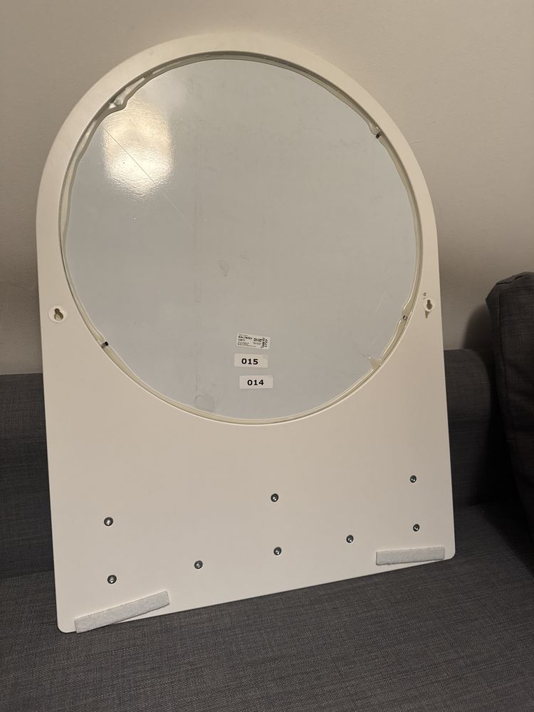 Lustro Ikea Saltrod z haczykami