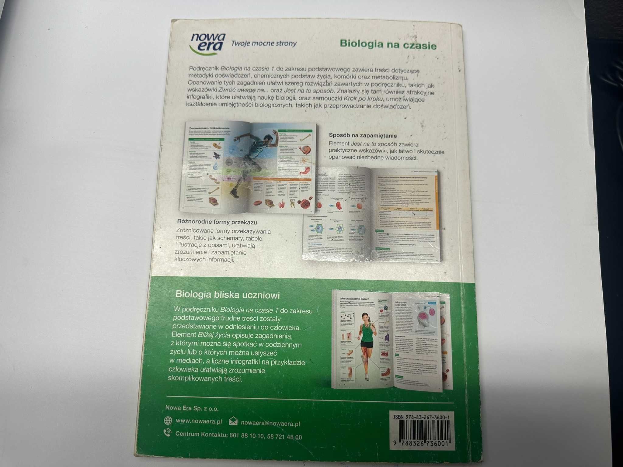Biologia na czasie. Podręcznik dla LO i technikum. Zakres podstawowy