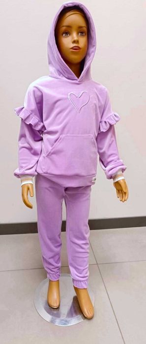 Dres welurowy lilia Nando 128