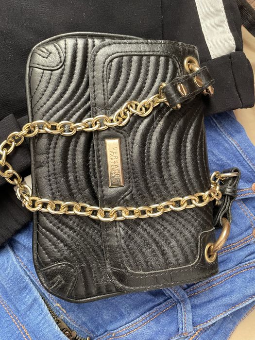 Spodnie jeansy 40 L zestaw z torebką Versace