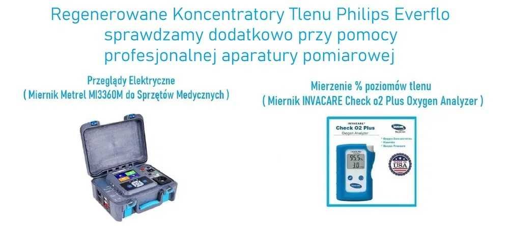 PHILIPS Everflo, Koncentrator Tlenu 95.6%, Pełna Gwarancja 24 msc.