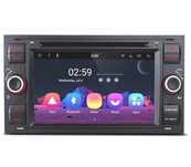 AUTO RÁDIO GPS PARA FORD FOCUS C-MAX GALAXY FIESTA TRANSIT 7&quot; ANDROID 11 OCTA CORE 2DIN MULTIMEDIA