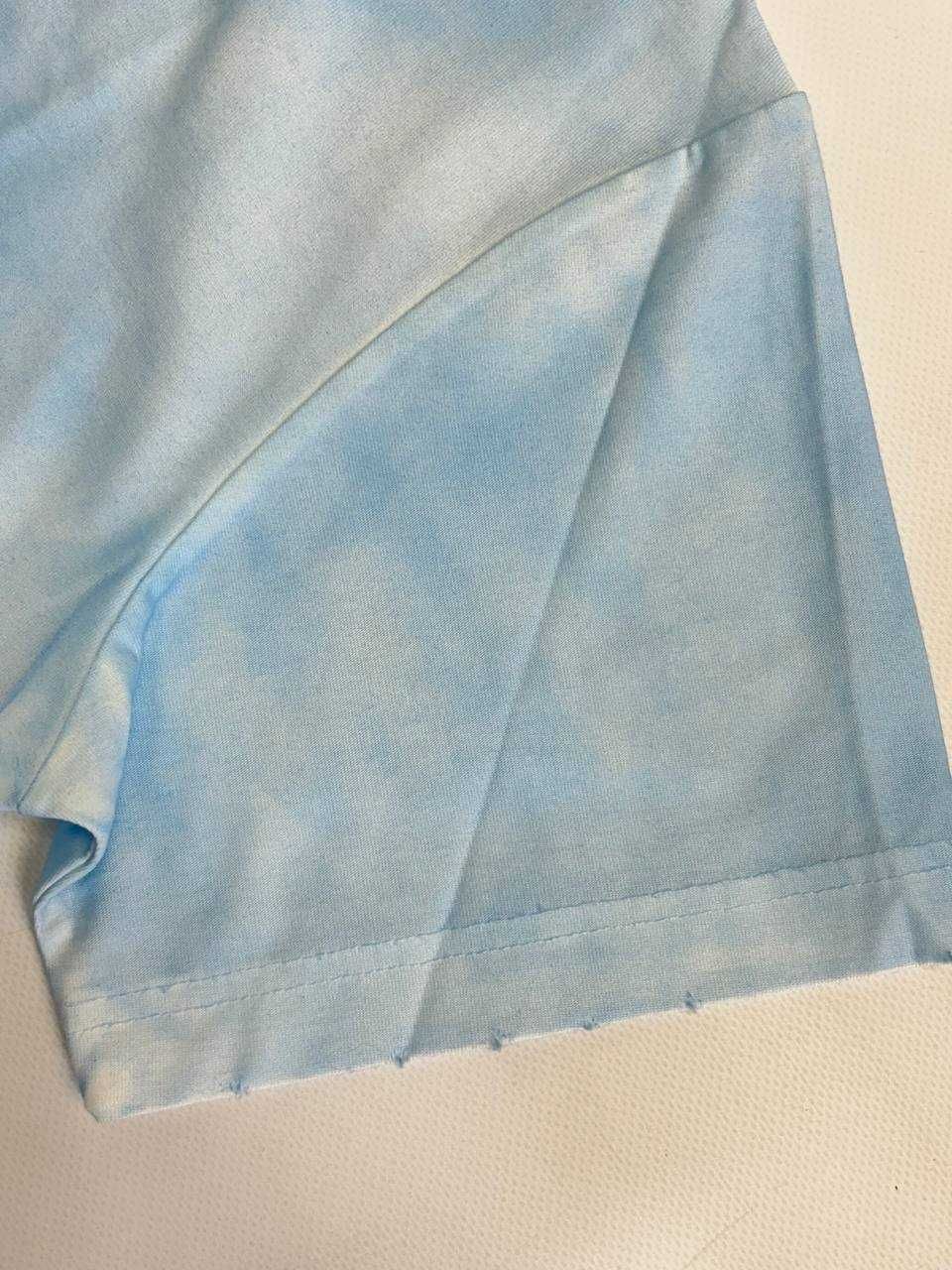 Футболка блакитна Acne Studios STOCKHOLM 1996 archive distressed M S