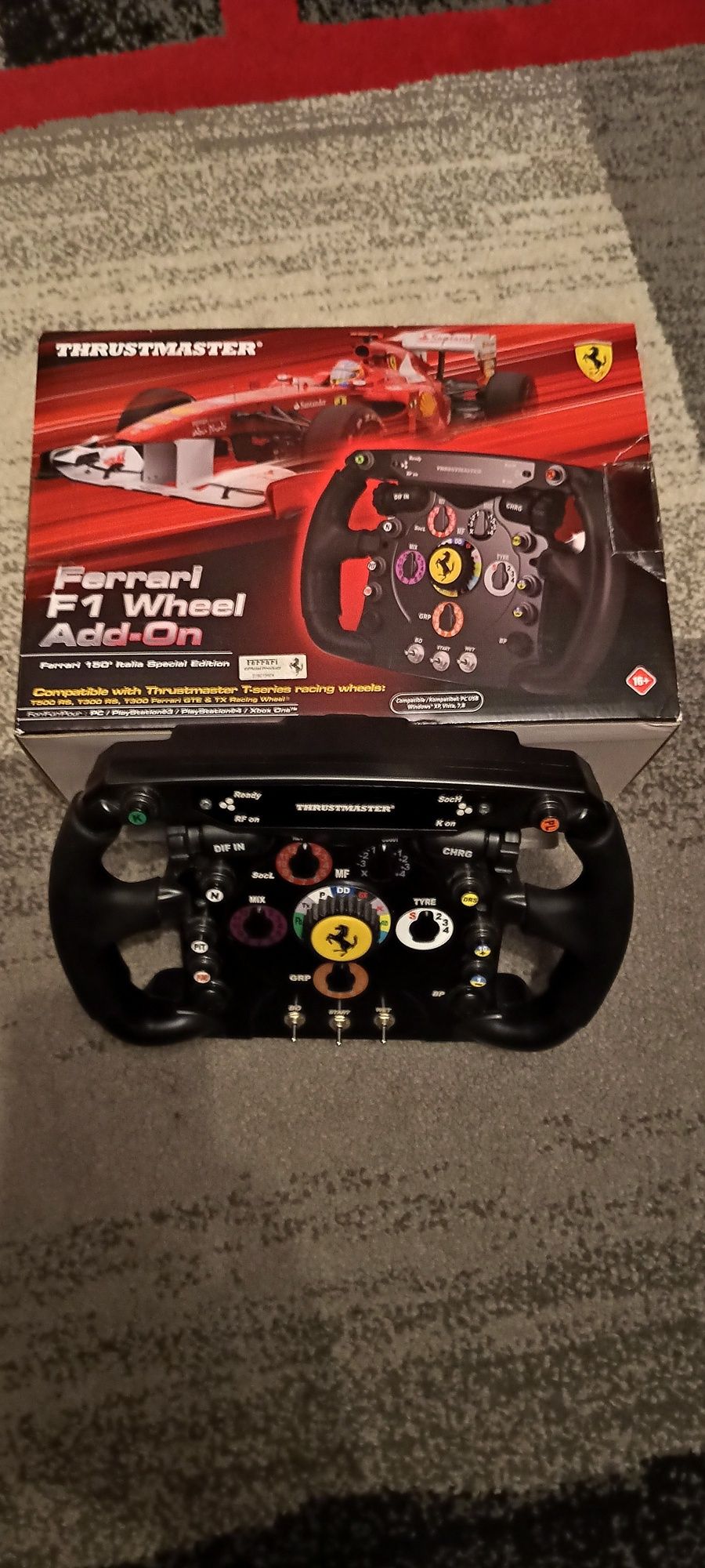 Kierownica Thrustmaster TS-PC pedaly TLCM nakładka F1