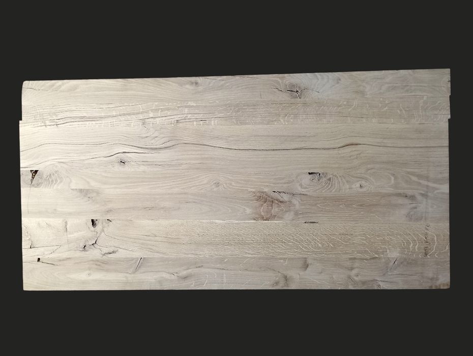 Blat surowy Dąb Rustic, klejonka dębowa 140/68,5-72/4 cm