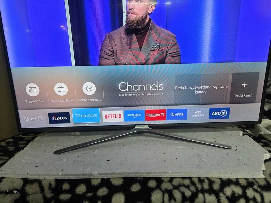 TV LED SAMSUNG 49 cali , Smart , wi-fi - dvbt2 hevc