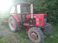 Traktor MTZ 82 z przyczepą D-47B