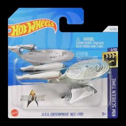 HotWheels STAR TREK U.S.S. ENTERPRISE NCC-1701 HTB32 white