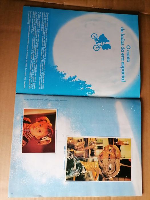 Caderneta Cromos c/Diversões GALP 1982 -  E. T.   O Extraterrestre