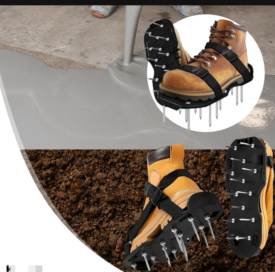 Aerator wertykulator na buty z kolcami