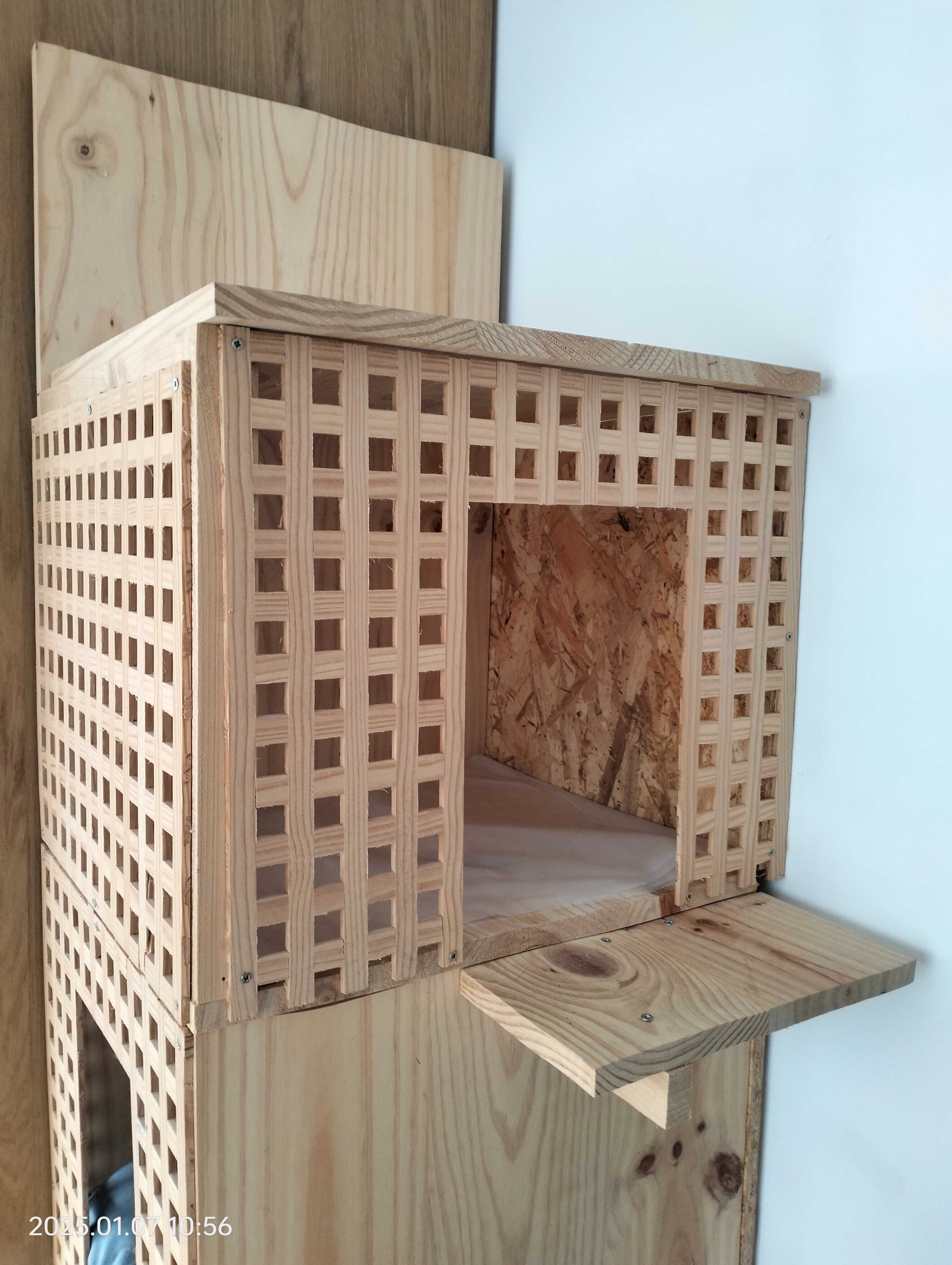 Casa para gatos feita a mão