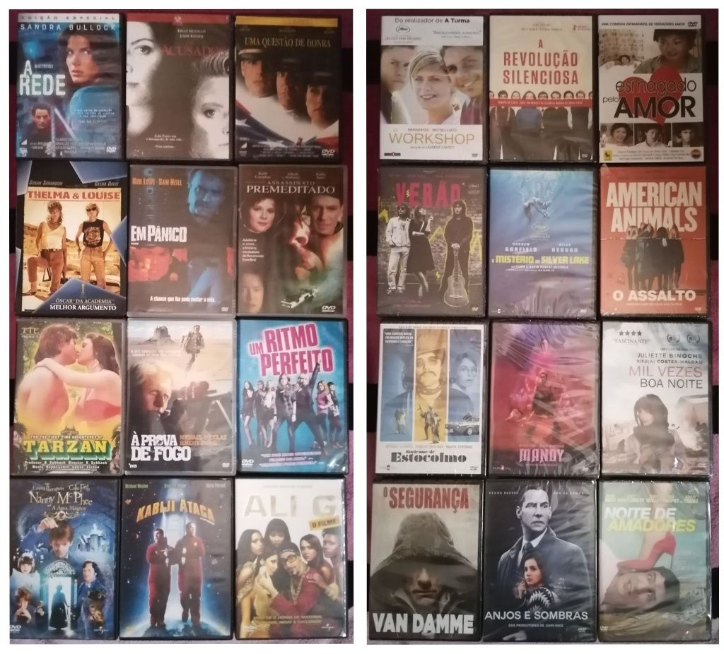 Lote 202 DVD's originais (LOTE 39)