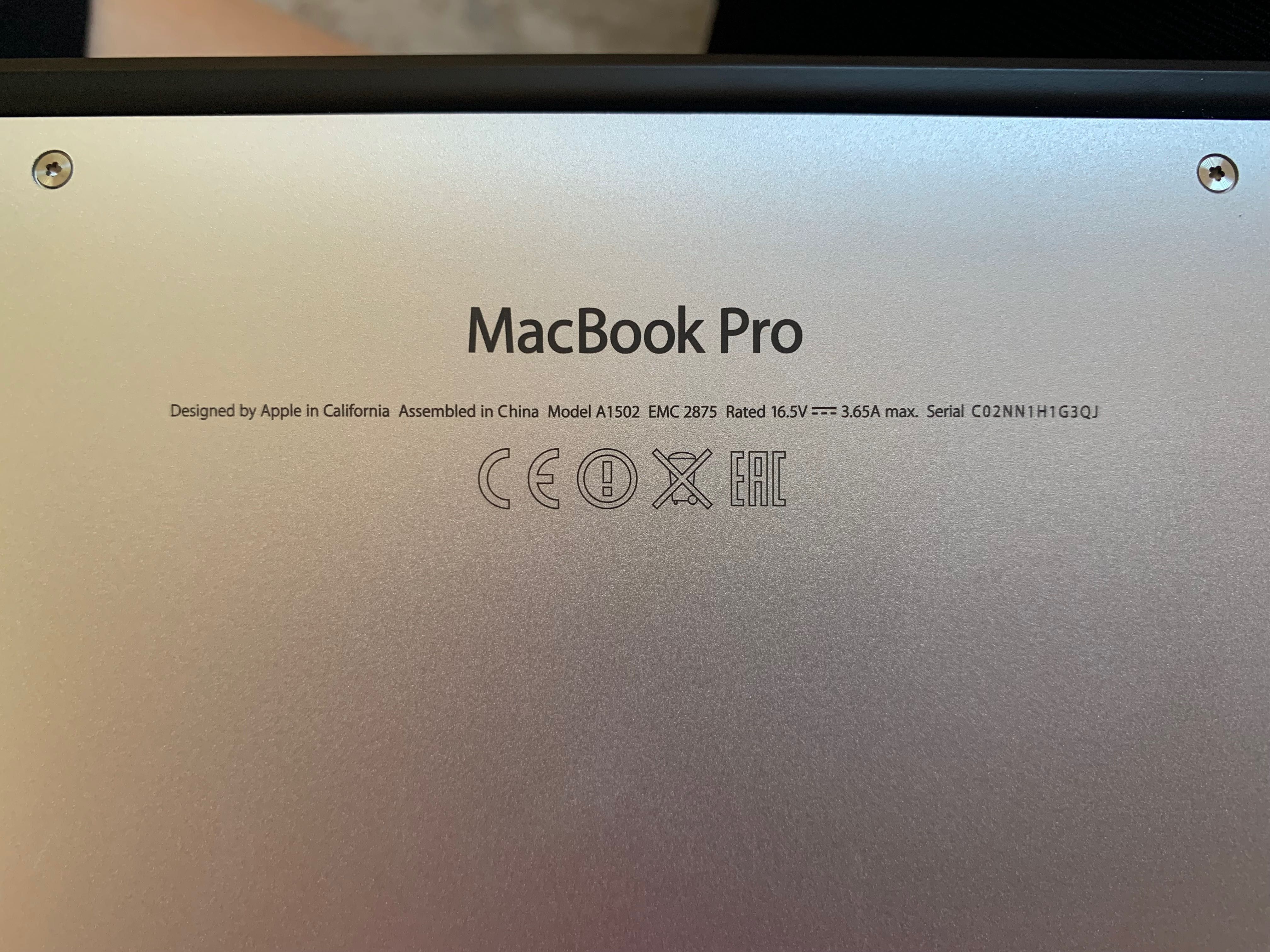 MacBook Pro retina 2014