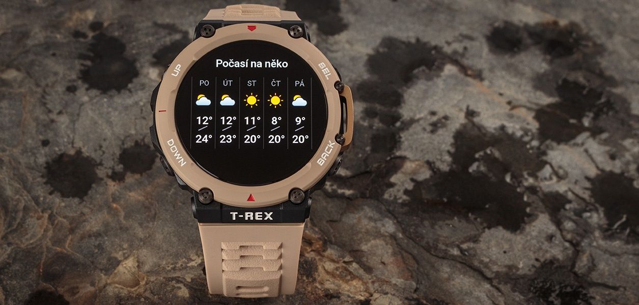 Смарт часы Amazfit T-Rex 2 Desert Khaki