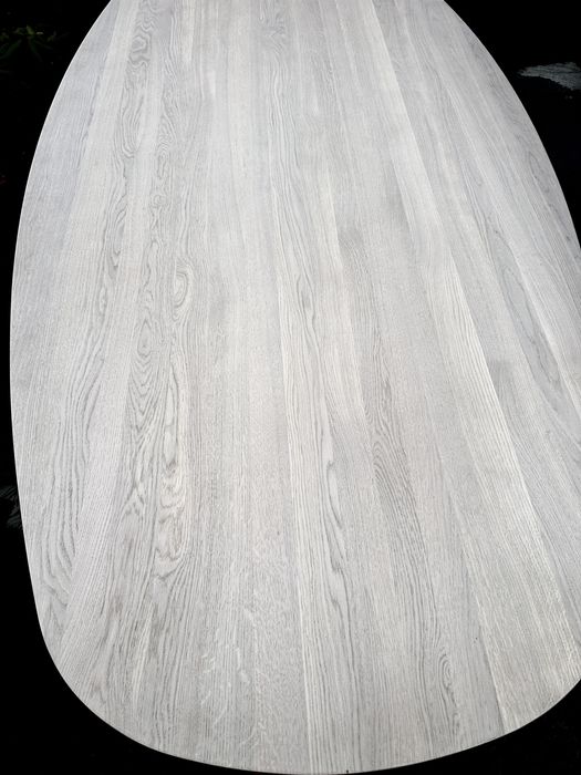 Stół ława owalny 2,40 cm x 1,10 cm dębowy nowy