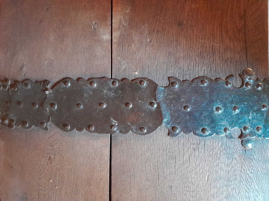 Skrzynia drewniana duża 1784 rok wykonania na styl piracki