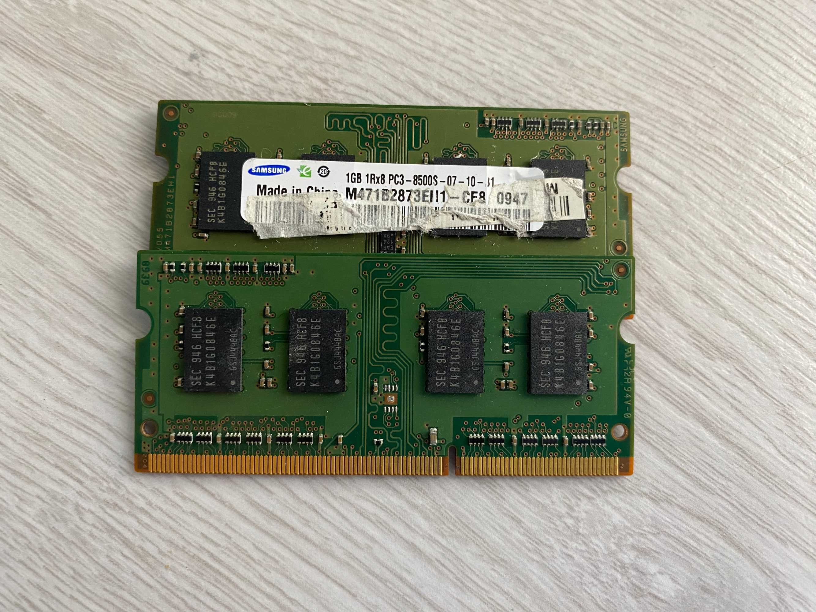 Memória RAM Samsung 2Gb (2x1Gb) DDR3