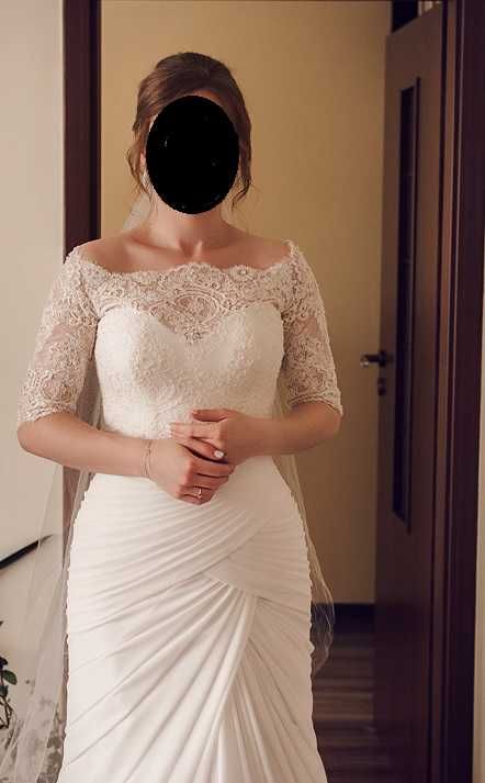 Efektowna klasyczna suknia ślubna
