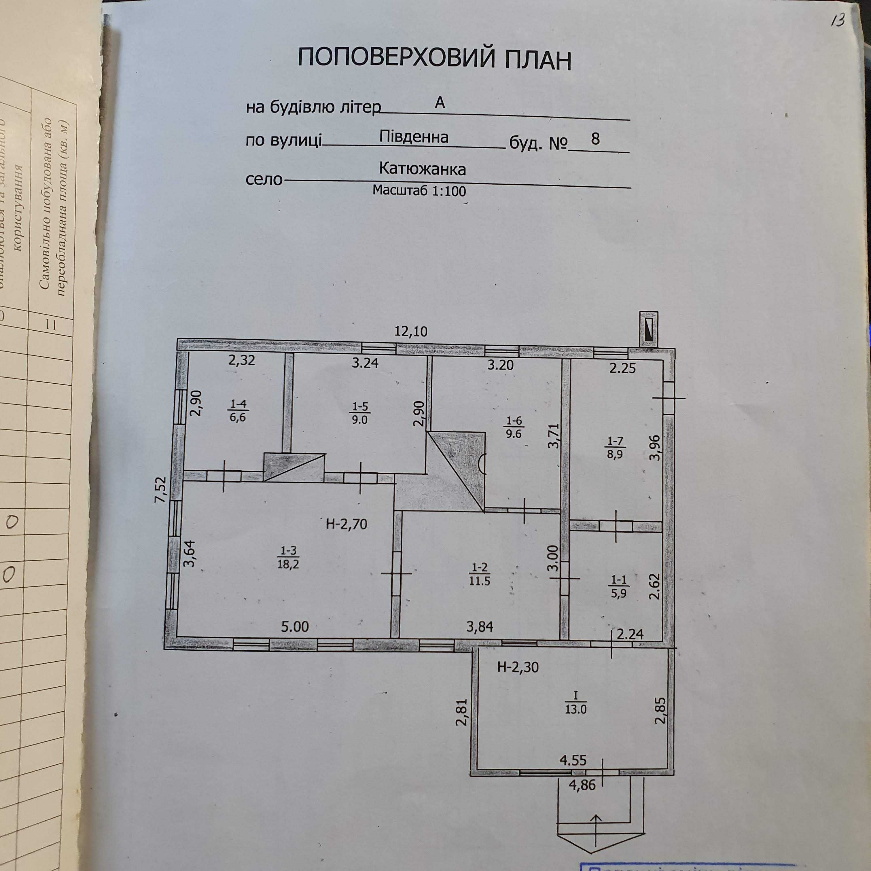 Продаж будинку 37 км.  від Києва  с. Катюжанка вул. Південна 8 .