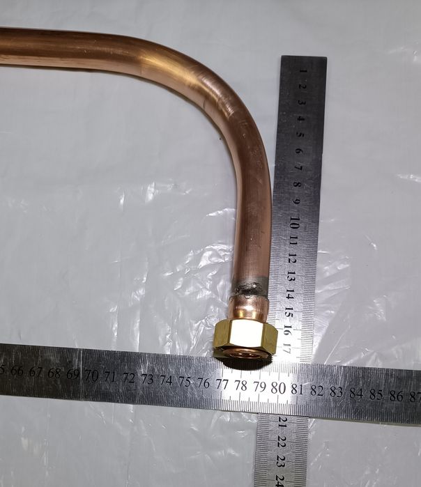 Комплект, дистиллятор, охладитель, змеевик, трубка медная ф19.05мм