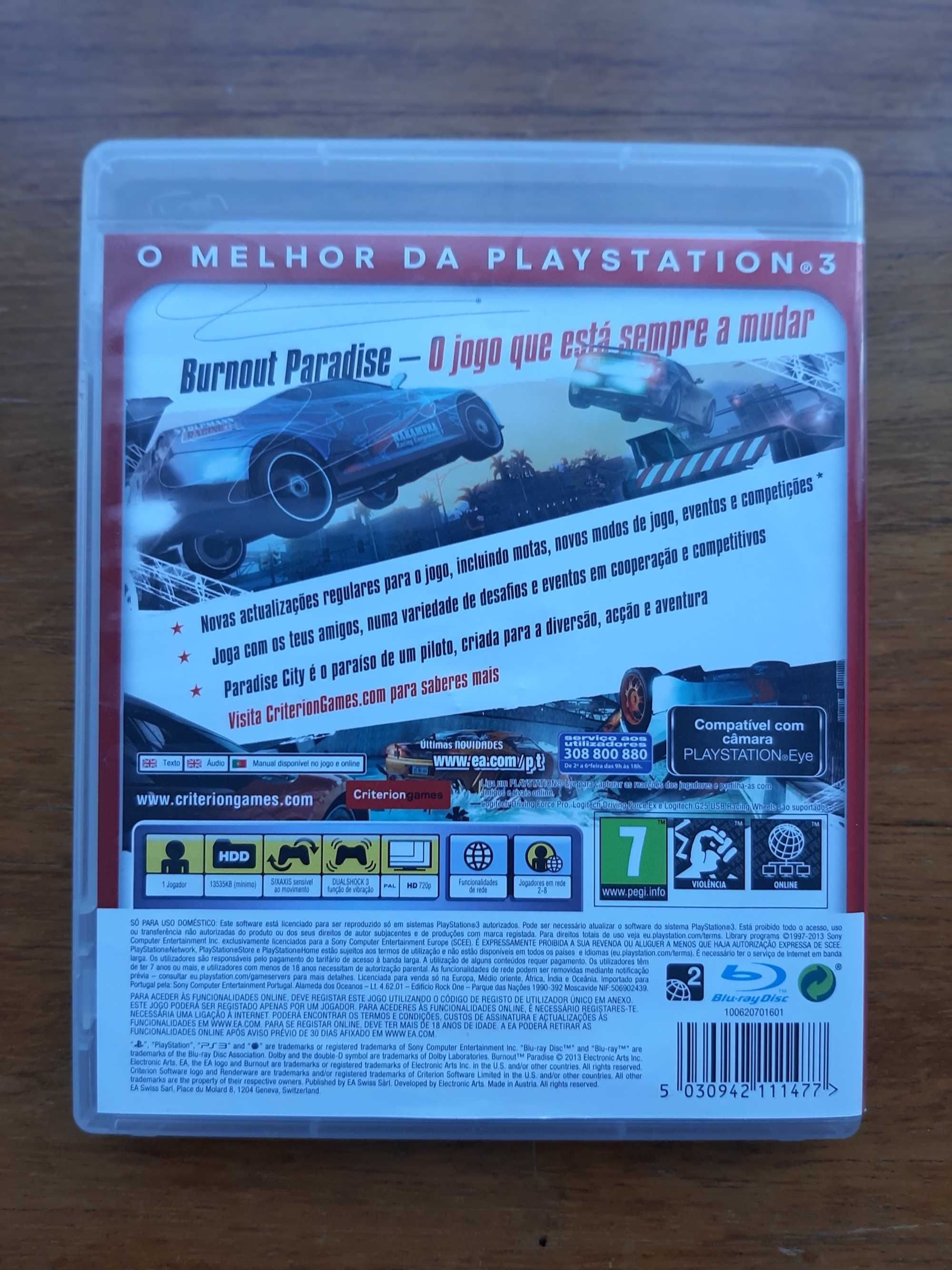 Jogo Burnout Paradise PS3