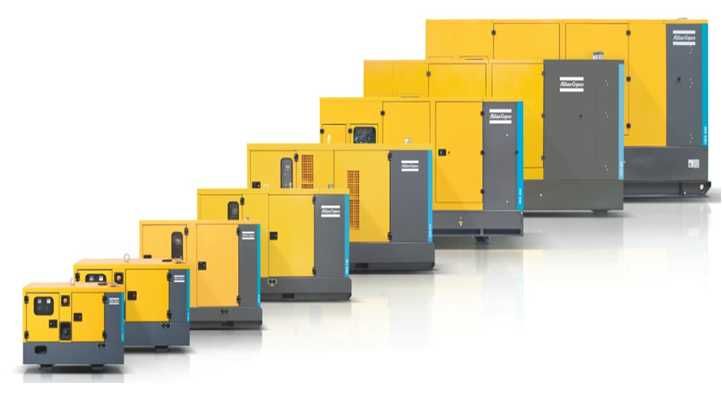 Agregat Prądotwórczy Generator QES 100 / 125 / 180 kW kva Atlas Copco