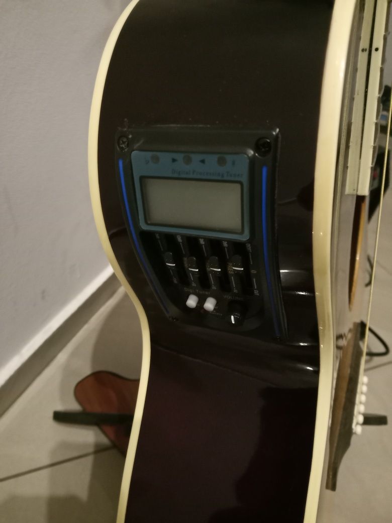 Gitara elektro akustyczna zestaw