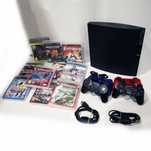 Playstation 3 Slim | 10 Gier | 4 PADY | Okablowanie |