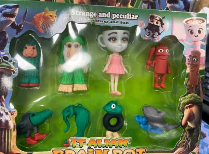 Zestaw figurki brainrot dla dzieci