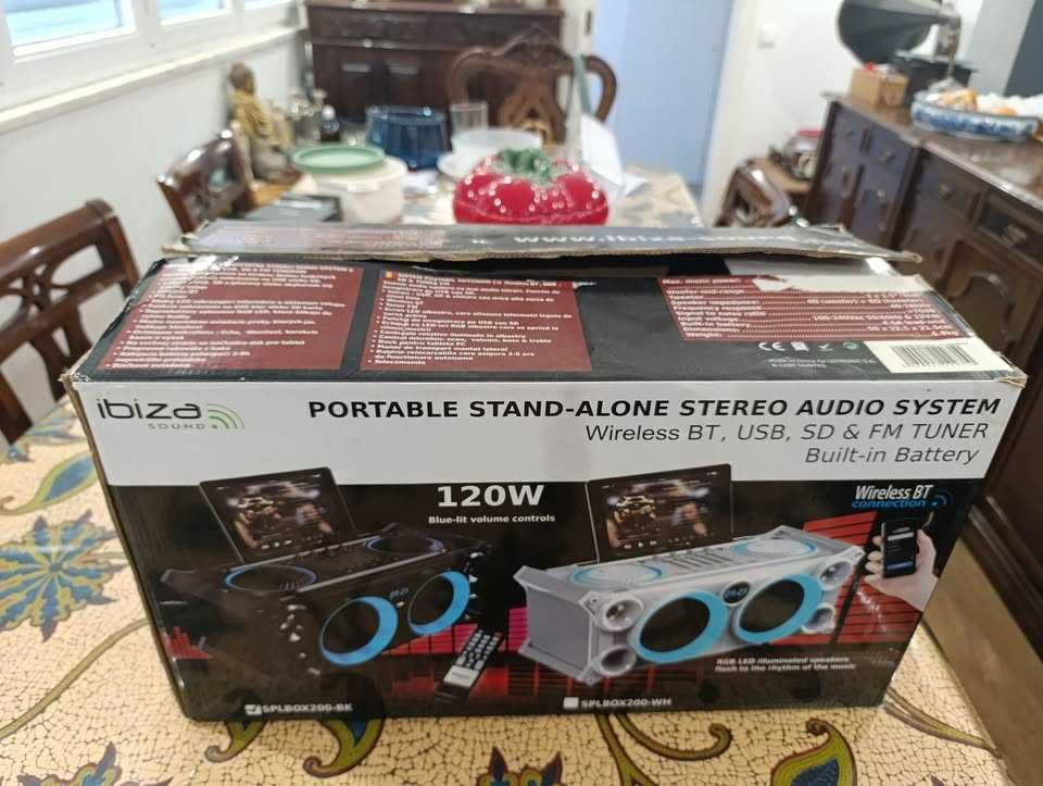 Colunas Ibiza SPLBOX200-BK – Potência e Qualidade de Som