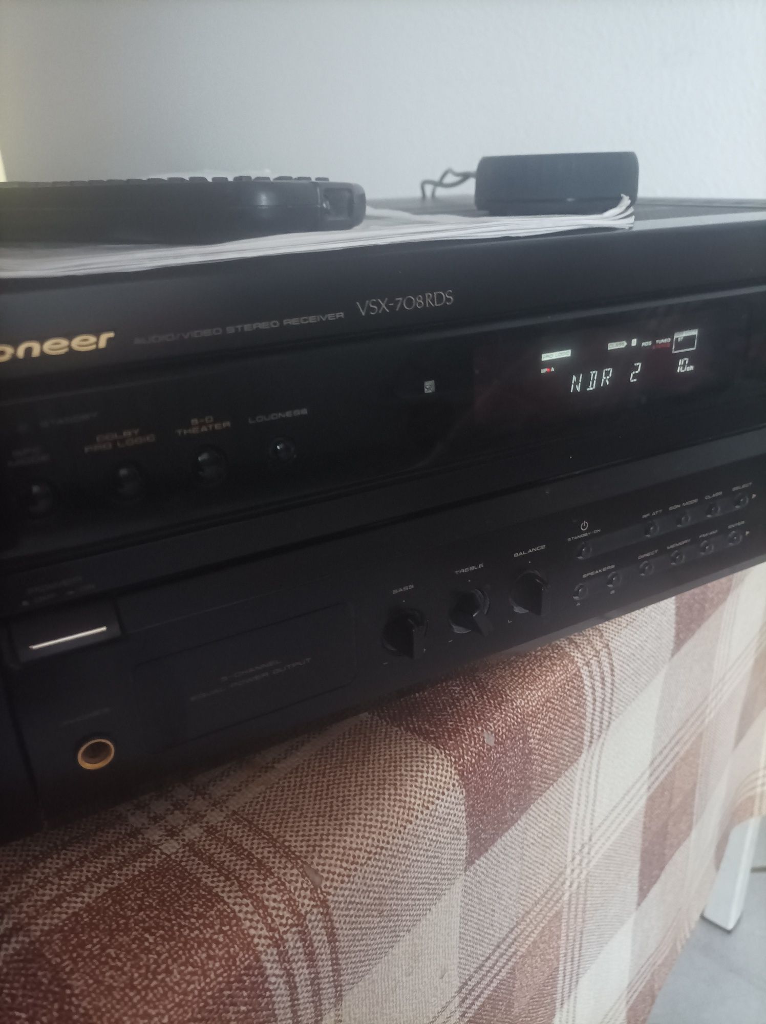 Pioneer VSX-708 RDS,5,1, pilot, papiery SUPER stan!