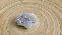 Mini Drusa de Quartzo Hialino Fumê cerca de 30gr