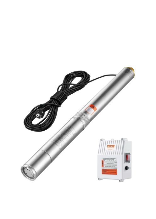 Bomba Submersível Para Furo Água ate 108 m. de Aço Inoxidável 1500 W