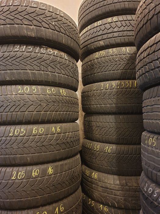 Opony 15 zimowe 185 na 65 lub 60 na 15" kazdy rozmiar