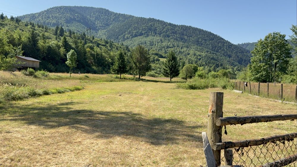 Продається ділянку в курортному селі гір Закарпаття
