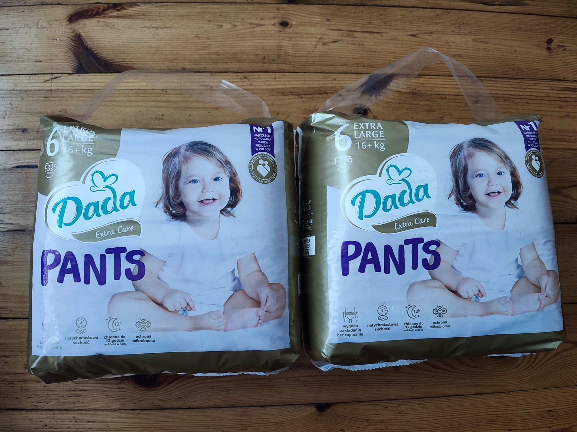 2 x Dada Extra Care Pants w rozmiarze 6 64 sztuki NOWE