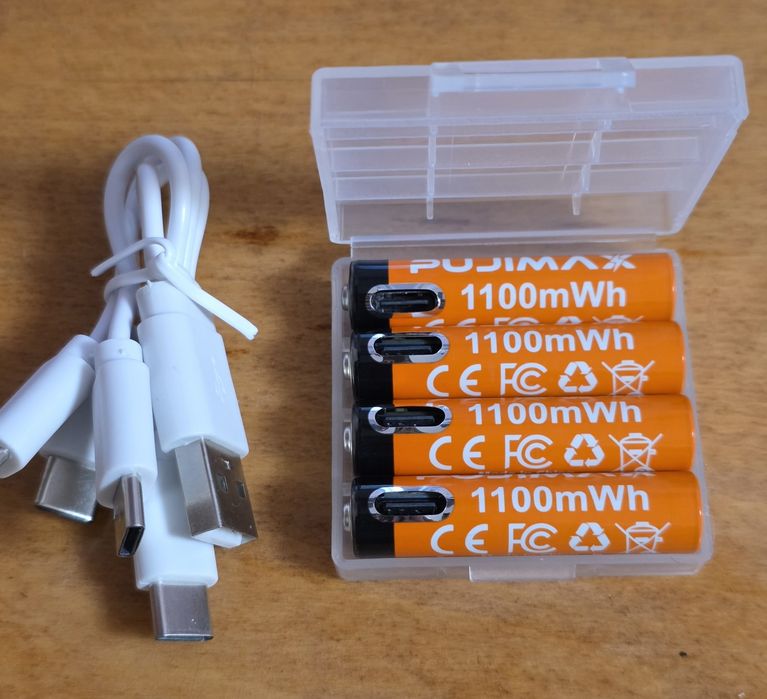Акумулятори Pujimax AAA з Type-C