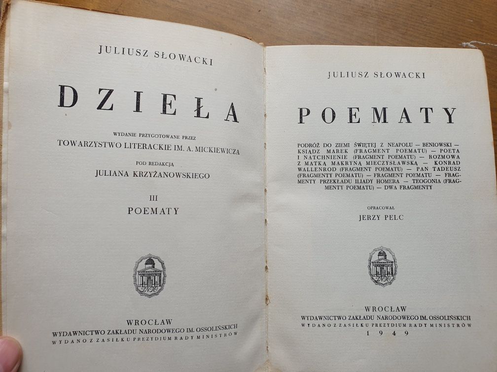 Dzieła i poematy - Tom III - Juliusz Słowacki