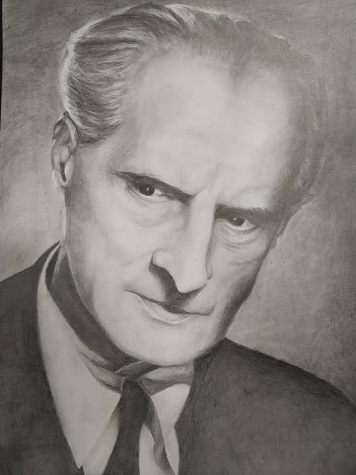 portret ołówkiem