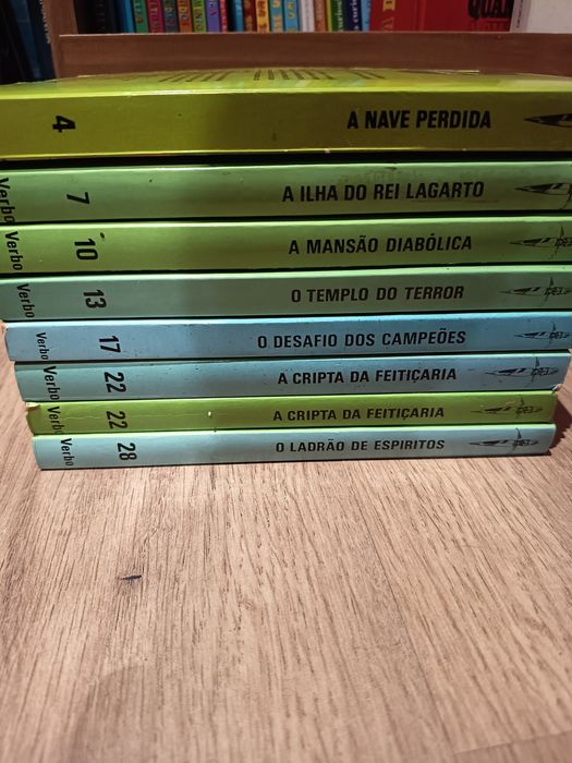 Lote Livros Aventuras fantásticas nrs, 2, 4, 7, 13, 17, 22, 28