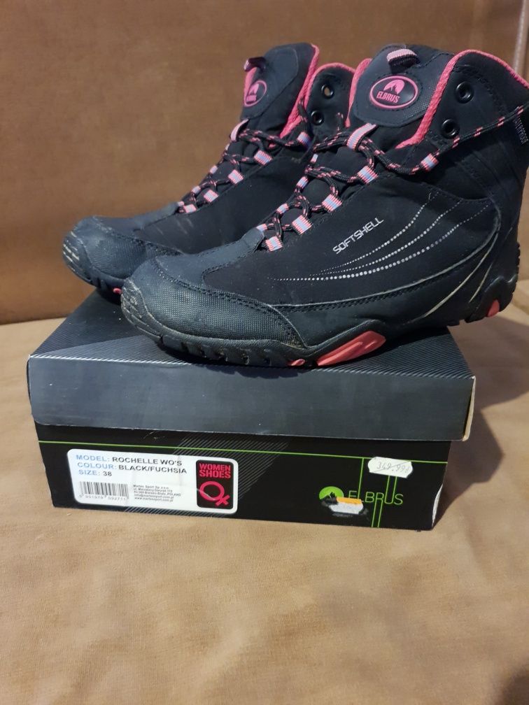 Buty Elbrus soft shell waterproof  rozmiar 38