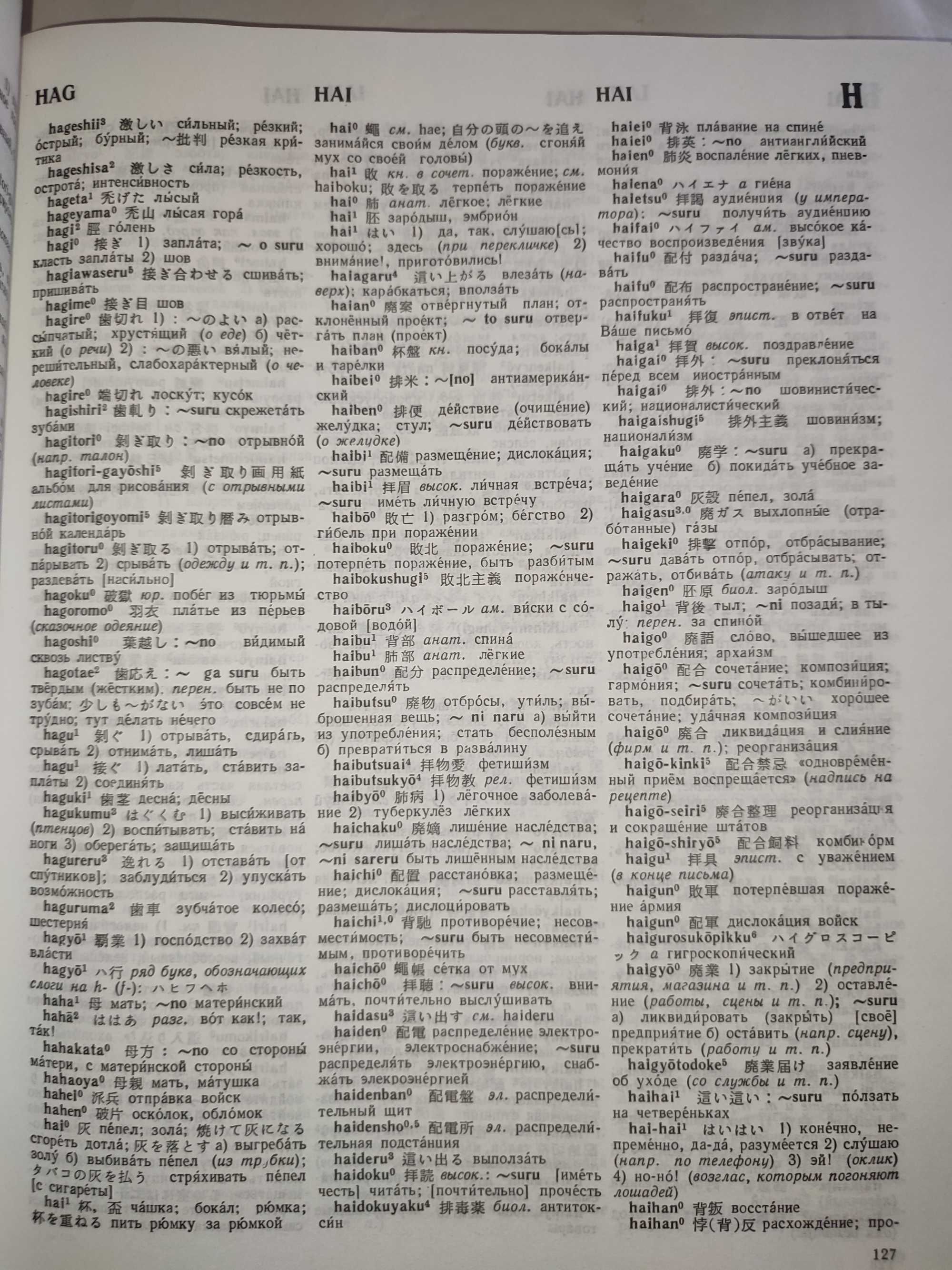 Современный японско-русский словарь Лаврентьев