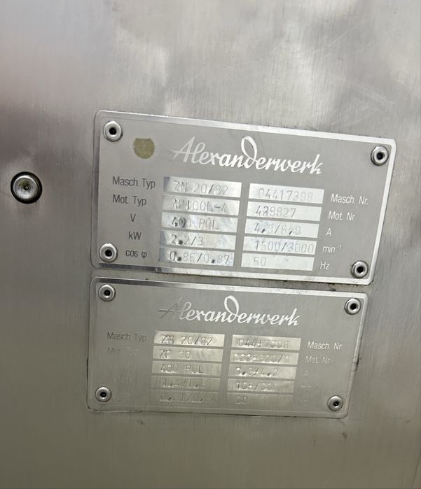 Кутер+мʼясорубка Alexandrwerk ZN 20/82.