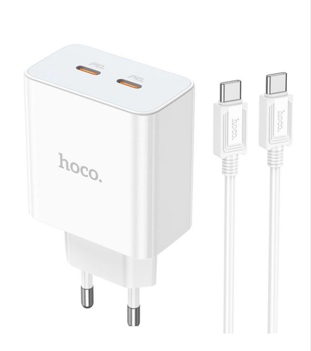 Зарядное устройство + кабель Type-C HOCO C108A 2Type-C, 35W