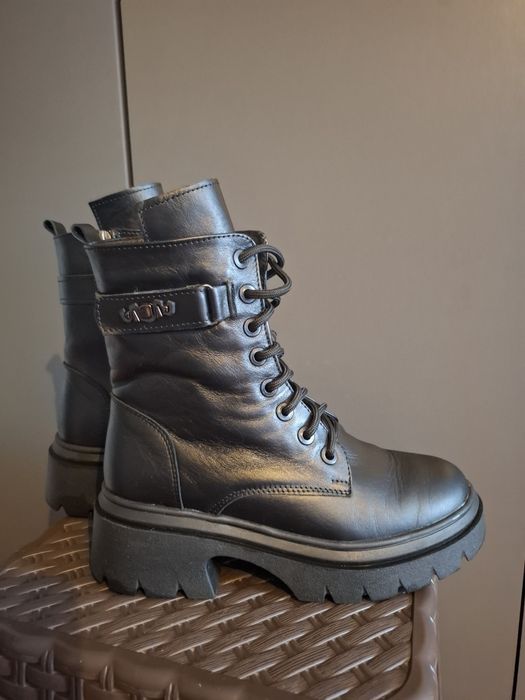 Сапоги зимові шкіряні