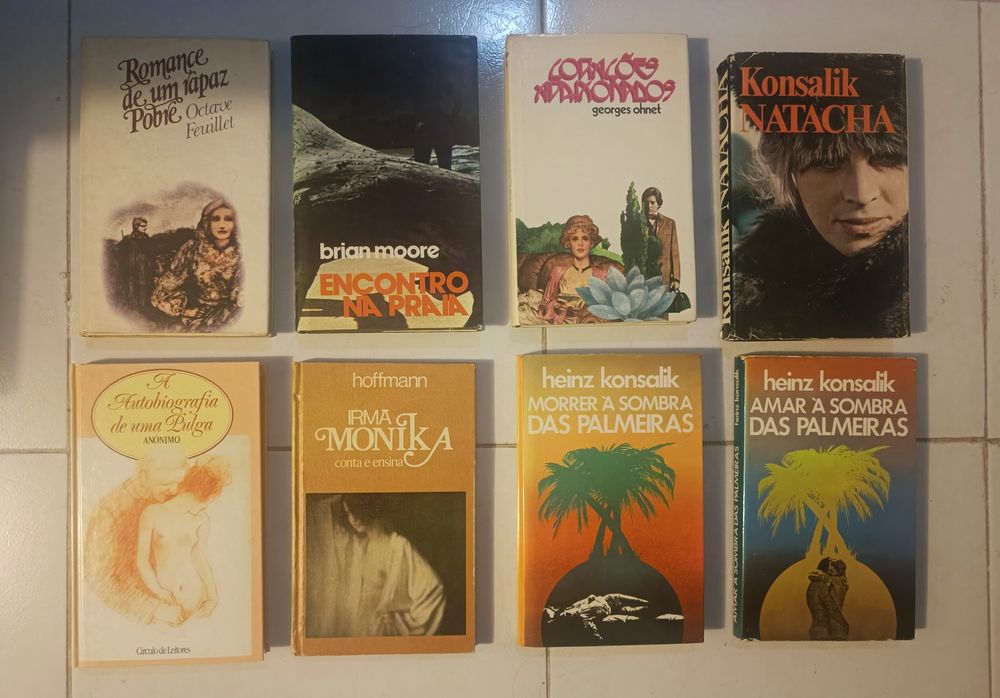 8 livros (12€ todos)
