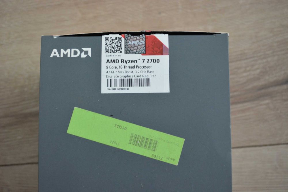 AMD Ryzen 7 2700 BOX AM4