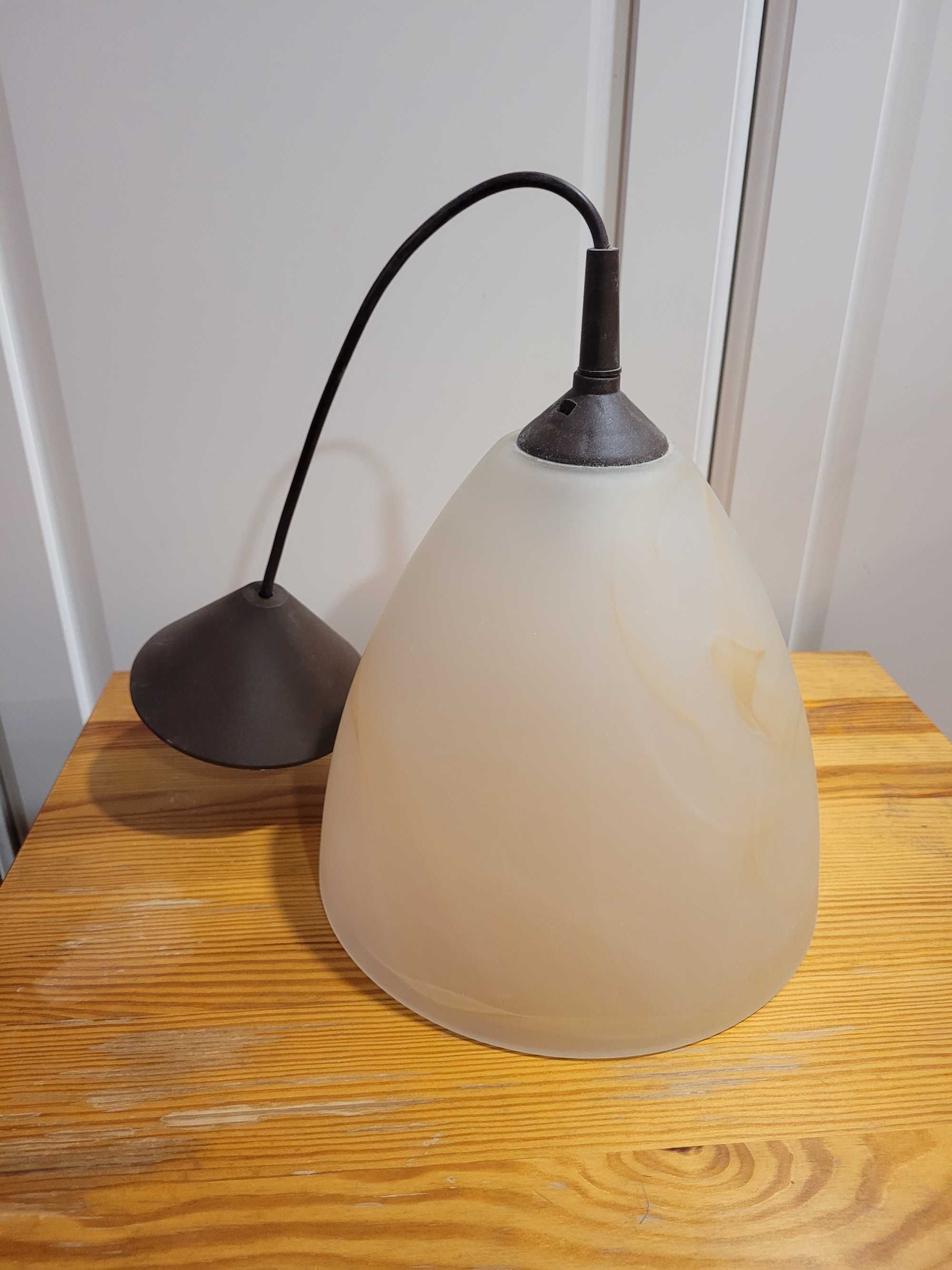 Żyrandol, lampa wisząca, szklana lampa